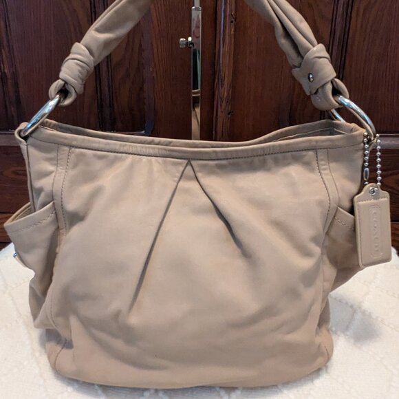 Coach Parker Hobo Handbag Leather Purse A0982-13412 - Picture 1 of 16